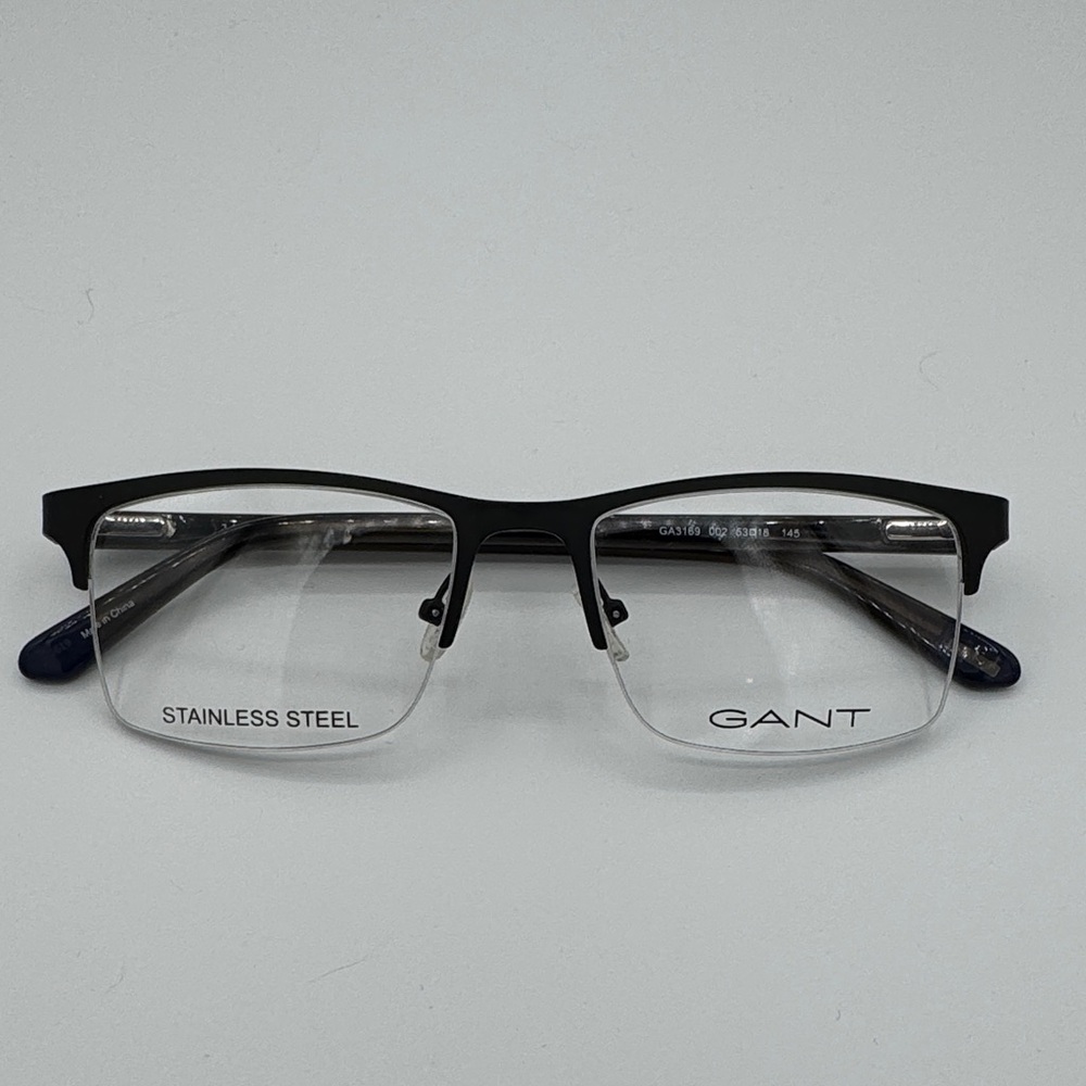GANT Black Stainless Steel Eyewear